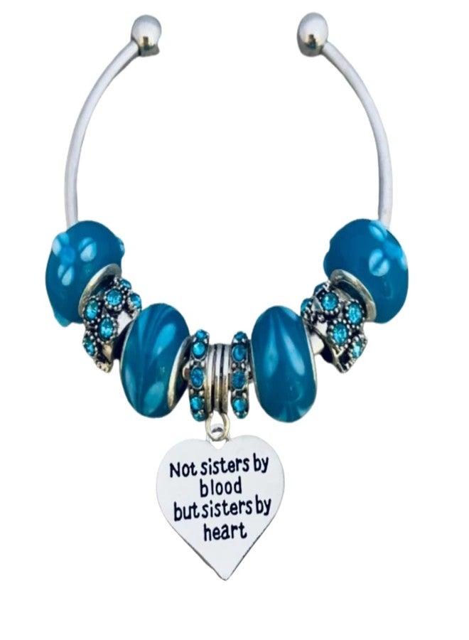 إنفينيتي كوليكشن أساور إنفينيتي كوليكشن لأفضل الأصدقاء - ليست أخوات بالدم، بل أخوات بالقلب - مجوهرات للأصدقاء - هدية للأصدقاء - Image 1