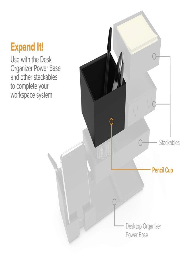بوستيتش منظم أقلام مكتبي Bostitch Office Konnect، حامل أقلام، أسود - Image 5