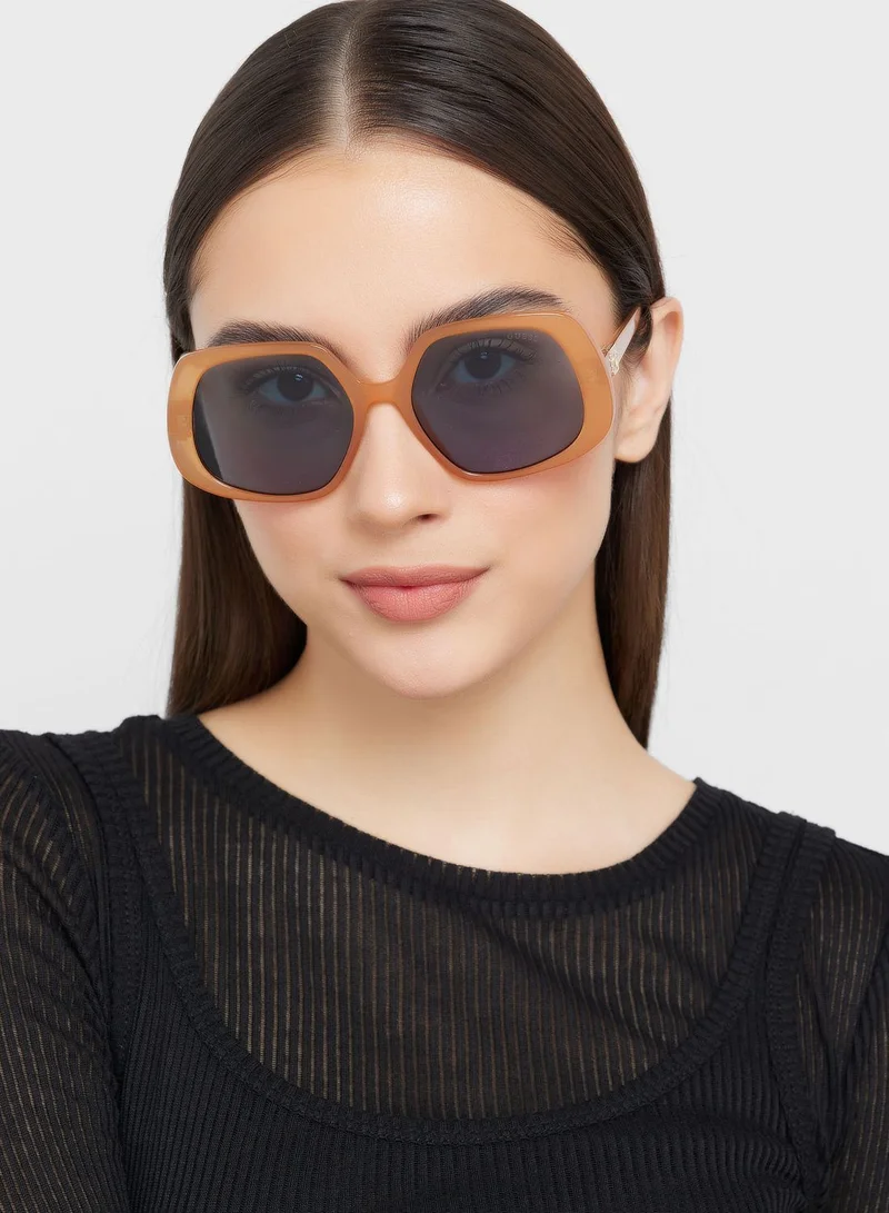GUESS Injected Oversized Sunglasses