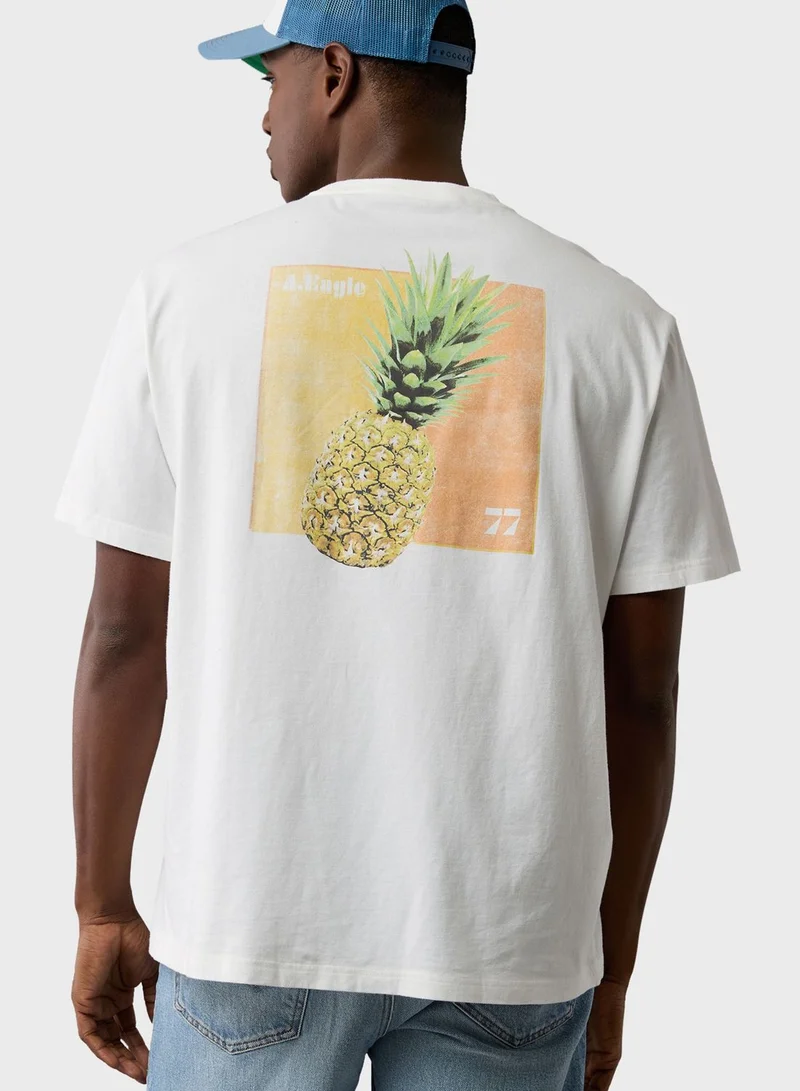 American Eagle Graphic Crew Neck T-Shirt