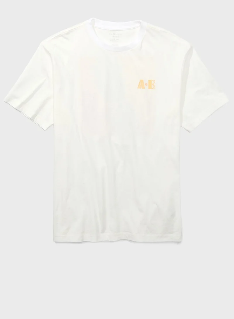 American Eagle Graphic Crew Neck T-Shirt