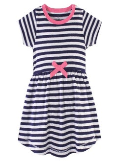 hudson baby Hudson Baby Infant and Toddler Girl Cotton Dresses Pink Daisy, 0-3 Months  - Image 2