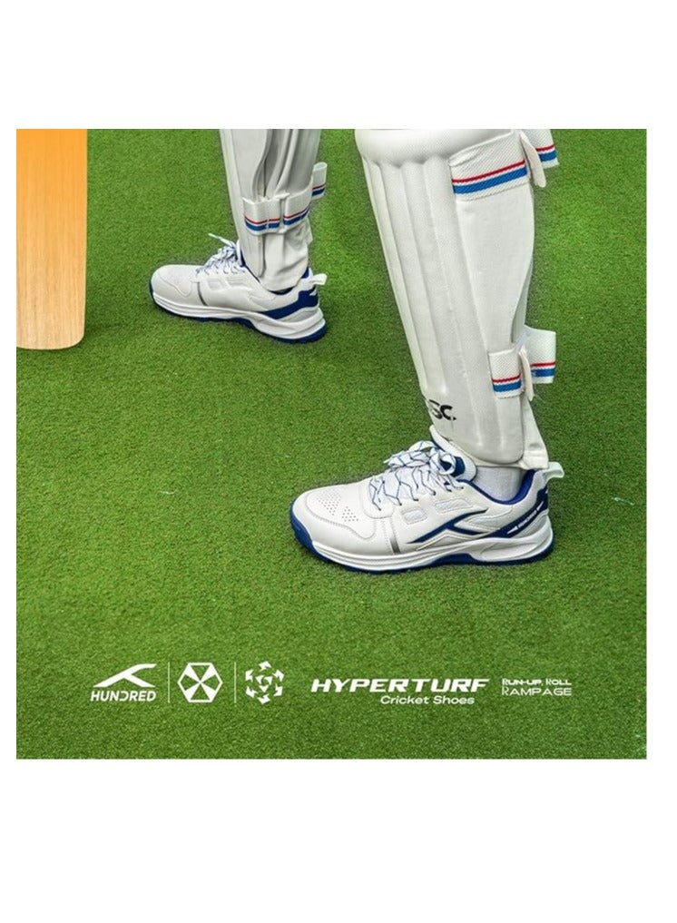 HUNDRED HyperTurf Cricket Shoes | Unisex | TerraSpike Rubber Studs | Vegan Leather/HexaFoam | Lightweight & Highly Durable | Embedded Support Plate for Stability - Image 2