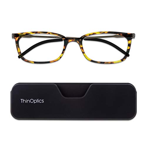 ThinOptics نظارات ثين أوبتيكس للبالغين للجنسين، قابلة للتوصيل / مستطيلة، صدفي، 2.50 US - Image 2