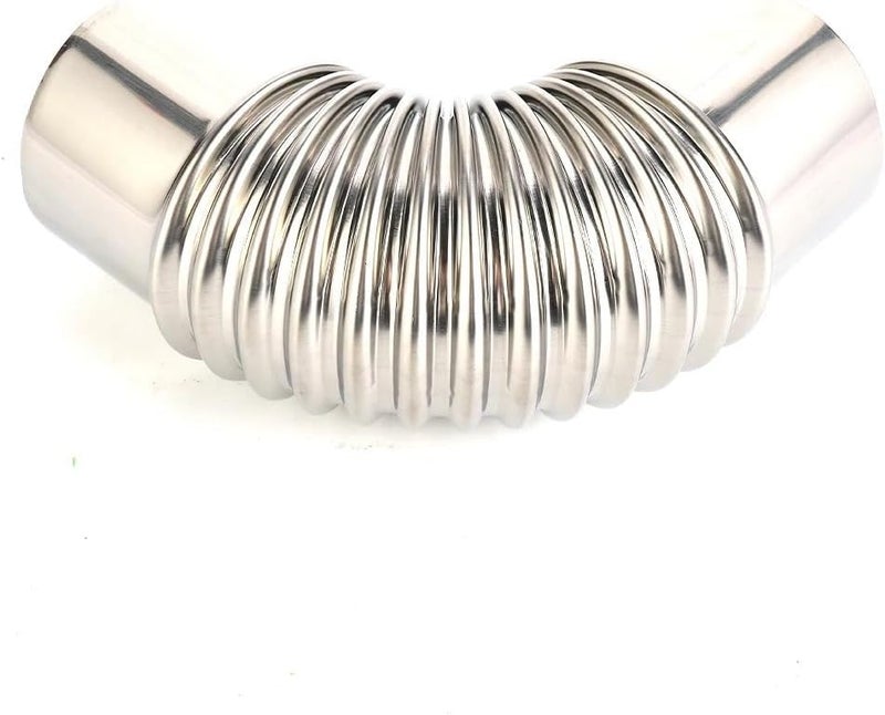 Straights Stainless Steels Stove Pipes Elbow 90 Degree Silvers Chimney Flue Gas Pipes Heater Exhaust Pipe 30/40cm 60/80mm(60mm) - Image 5