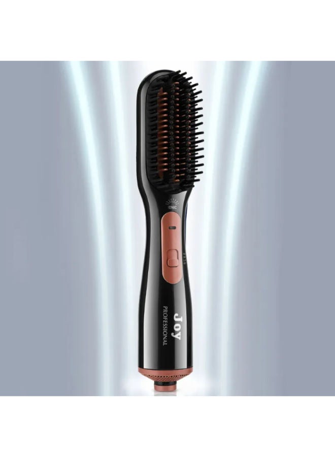 NIBEMINENT 3-In-1 Professional Hair Styling Brush Black/Rose Gold - Image 3