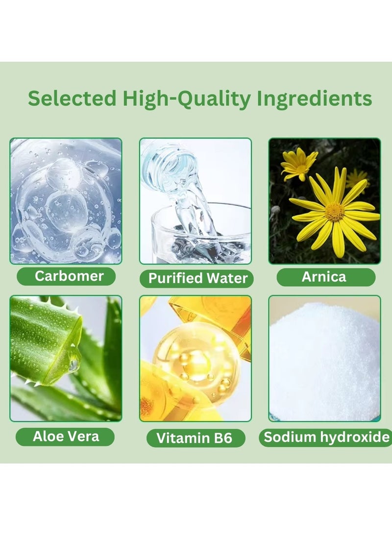 DERMFREE - 60g Neuropathy Pain Relief Cream Fast Acting Maximum Strength for Feet Hands Legs Muscles Joints Waist Includes Arnica Vitamin B6 Aloe Vera MSM Mild and All Natural Nerve Pain Relief Cream - Image 1