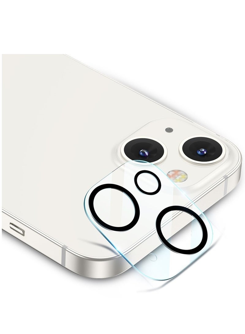 Clear Camera Lens Protector for iPhone 13, Shatterproof, Ultra-thin Aluminum Alloy Ring, Camera Lens Protective Film - Image 1