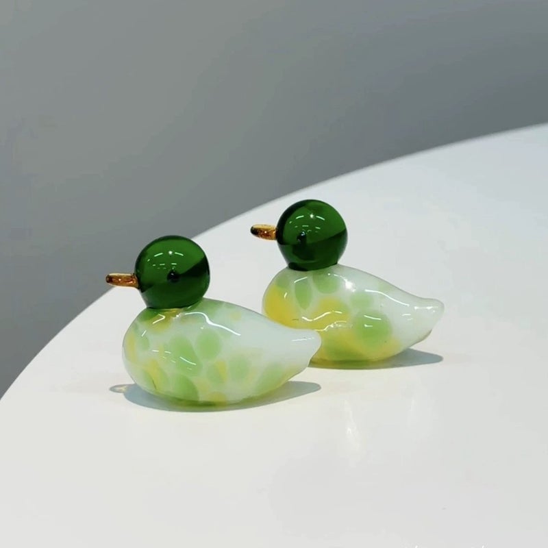 Handmade Glass Duck Ornament - Image 3