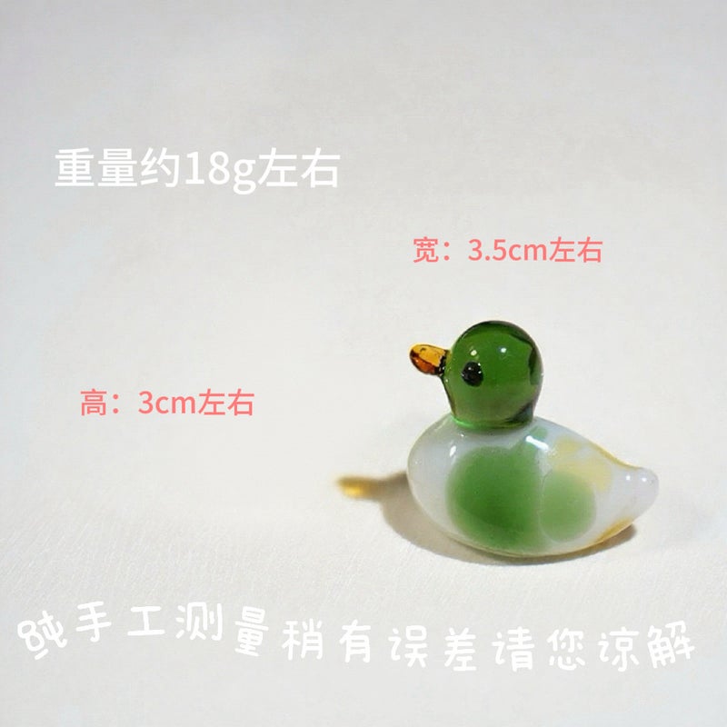 Handmade Glass Duck Ornament - Image 4