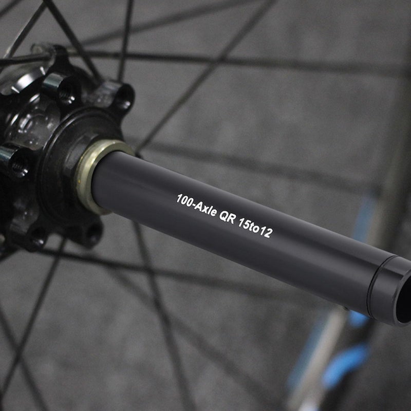 VGEBY1 Thru Axle Hub Adapter, 15mm to 12mm Aluminuim Alloy Quick Release Thru Axle Hub Adapter(Black) - Image 5