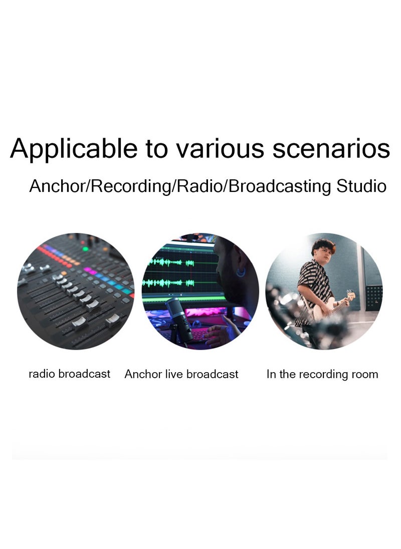 Arabest - Desktop Microphone Stand With Mobile Phone Tablet Base Stand Suitable For Game Streaming Live Broadcast Adjustable Desktop Microphone Stand - Image 1
