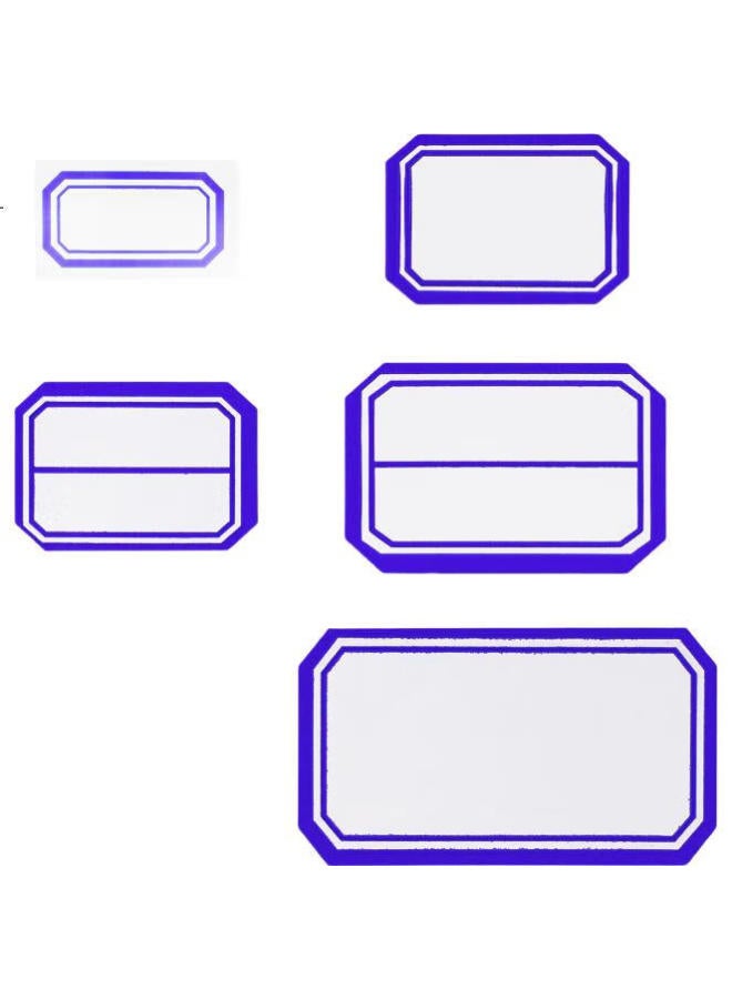 DSB [Lowest Price Online] Dsb 960 Pieces 50×29Mm Self-Adhesive Labels, 16 Labels/Sheet, 60 Sheets/Pack, Easy-Tear Paper, Name Tags, Price Tags, 4608 Blue - Image 2
