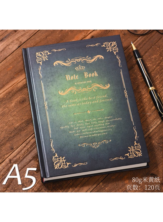 Shen Shi دفتر ملاحظات على الطراز الأوروبي - فن دفاتر الملاحظات، أنيق وبسيط، كلاسيكي، A5، إبداعي، دفتر مشهور على الإنترنت، مثالي لطلاب الجامعات في الفصل الدراسي والقراءة - Image 1