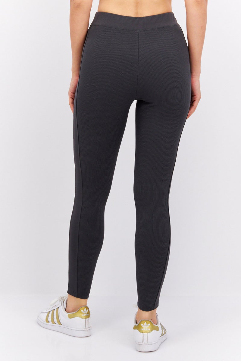 New Balance Women Sportswear Fit Embroidered Logo Training Tights, Dark Grey - Image 2