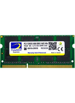 TwinMOS DDR3 8GB 1600MHz 1.5V Notebook Ram (MDD38GB1600N) 
