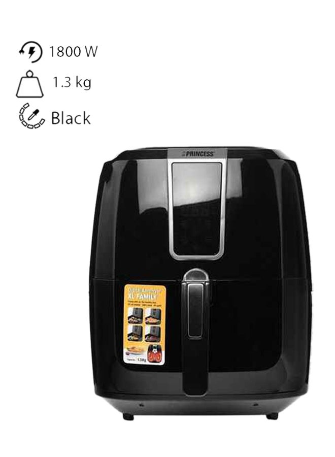 Princess Digital Electric Aerofryer XL Airfryer 1800 W 182045 Black - Image 1