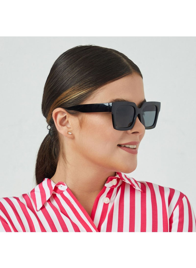 Blackout - BlackOut by eyewa PLAZA Women's Sunglasses, Black - Image 1