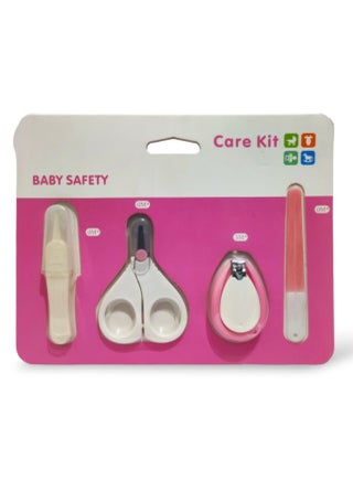 Baby First Care Set 4 Pcs High Quality Baby Nail Care Kit Newborn Baby Nail Scissors Nail Clipper Nail File with Baby Nose and Ear Cleaner (Pink x White) - pzsku/Z523E6CDB0D56CBAD67E4Z/45/_/1699959672/42bf544e-e076-4810-b25a-66cb2d4864d8