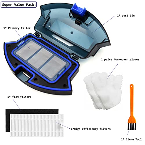 Threeten East Vacuums Dust Collector Bin Replacements Compatible with eufy RoboVac 11S,for RoboVac 11S Plus, for Robovac 12 15C 15T, 25C, 30, 30C, 35C Robotic Dustbin Vacuum Cleaner Spare Parts - Image 2