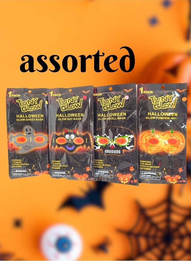 Feelings Halloween Glow  Masks Assorted - Image 3