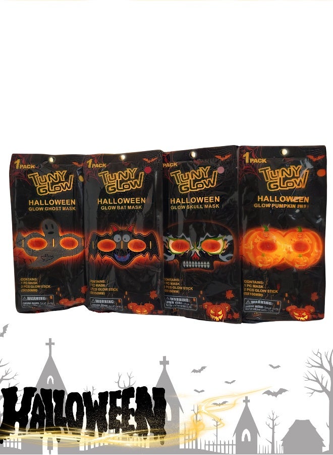Feelings Halloween Glow  Masks Assorted - Image 4