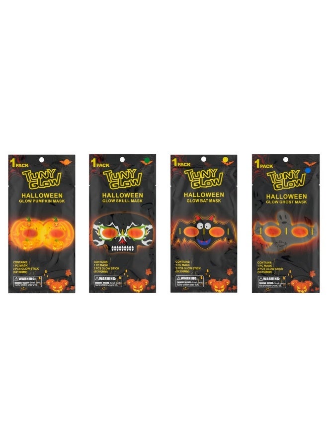 Feelings Halloween Glow  Masks Assorted - Image 1