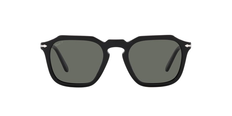 Persol Womens Po3292s Sunglasses, Black/Polarized Green, 52 Mm US - Image 1