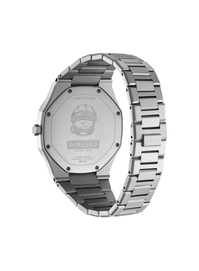 D1 MILANO D1 Men's UTBJ05 Ultra Thin Gem Collection Ruby Red 40mm Stainless Steel Strap Soleil Dial, red, (ruby red), Bracelet Type - Image 4
