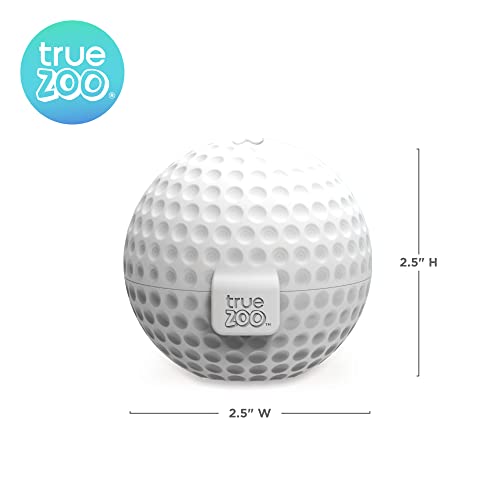 True Zoo Golf Ball Ice Mold Dishwasher Safe Novelty Silicone 2 Inch Ice Sphere Maker for Sports Fans, Set of 1 - Image 3