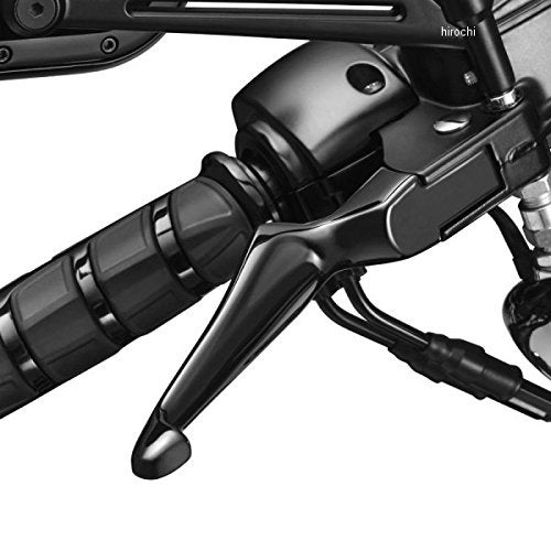 Kuryakyn 1847 Motorcycle Handlebar Accessory: Boss Blades Clutch and Brake Trigger Levers for 1996-2017 Harley-Davidson Motorcycles with Cable Clutch, Gloss Black, 1 Pair - Image 5