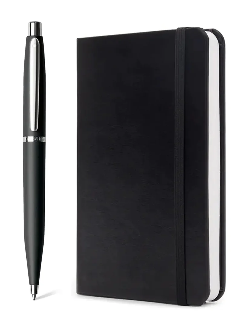 Sheaffer Sheaffer Gift Set ft. Matte Black VFM Ballpoint Pen with Chrome Trims and Small Notebook