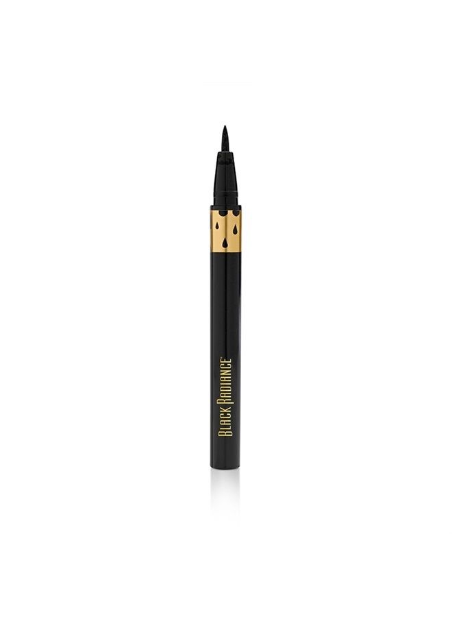 Black Radiance Fine Line Waterproof Liquid Eyeliner Pen - Black Velvet