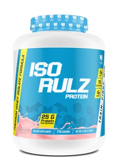 MUSCLE RULZ ISO RULZ PROTEIN 5LBS/2.26KG STRAWBERRY