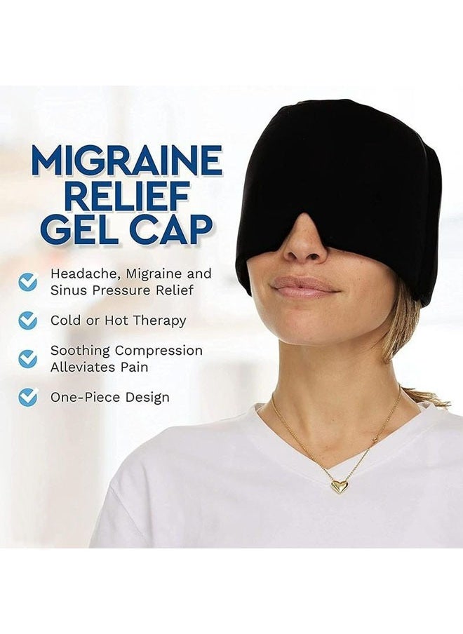 Super ZYouth Reusable Cooling / Heat Gel Head Cap Mask for Headache Relief and Stress Pain  - Image 5