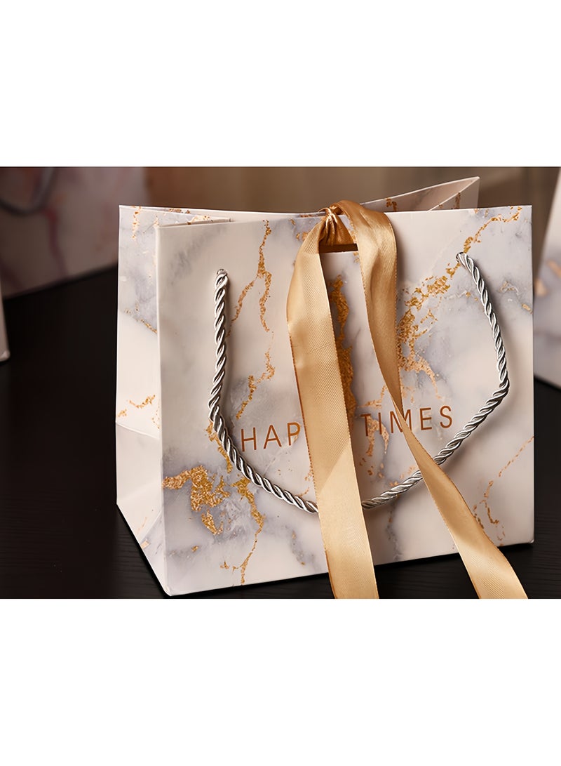 10 Pcs Gift Bags Set Eco-Friendly Paper Bags With Handles Bulk Paper Bags Shopping Bags Retail Bags Party Bags - Image 2
