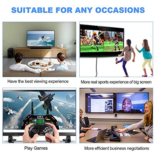 Angusplay 8K Display Port to DisplayPort Cable 1.4 10ft / 5ft / 15ft / 20ft / 25ft / 30ft Ultra HD 4K 144Hz, 8K 60Hz, HBR3(7680x4320 Resolution) High Speed 32.4Gbps, Long Braided DP 1.4 1.2 Cable - Image 3