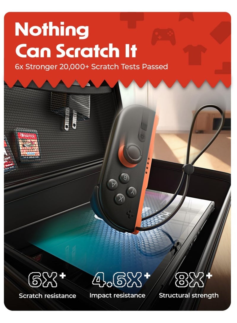 إكس ليفيل واقي شاشة لجهاز نينتندو سويتش 2 (عبوة من قطعتين) [ترقية 2025] (مضاد للوهج ومجموعة محاذاة تلقائية). واقي شاشة لجهاز نينتندو سويتش 2، زجاج مقسّى [متين للغاية] تغطية كاملة - شفاف. - Image 4