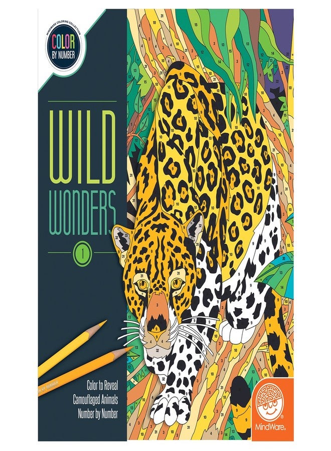 Mindware Color by Number Wild Wonders (Book 1) - Image 1