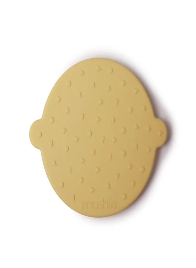 mushie Teether Face Banana Cream