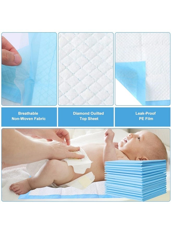 Bgtecho 100 Pack Disposable Changing Pads, 17 X 13 Inch Disposable Pads for Baby, Waterproof Diaper Changing Pad, Leak-Proof Breathable Underpads, Table Protector Mat, Baby Underpads Liner,Ultra Absorbent - Image 4