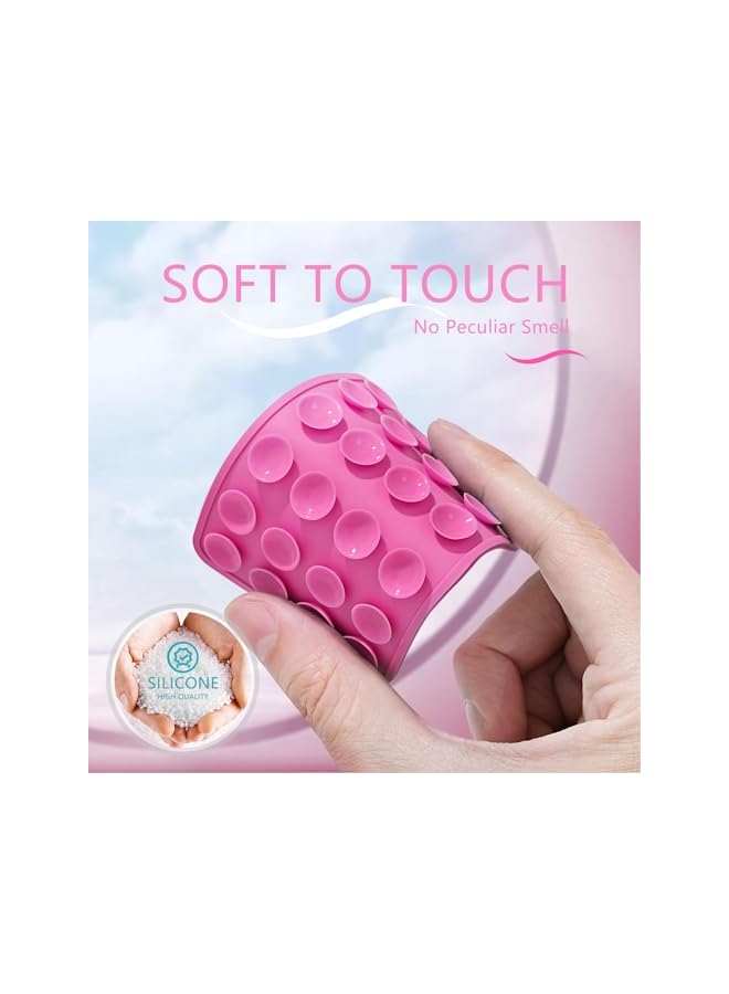 Green Tiger TONGLUO 8pcs Double Sided Suction Phone Case Mount, Silicone Suction Phone Case Grip, Hands-Free Washable & Reusable Mobile Accessory Holders for Videos, Selfies, (8 Colors) - Image 3