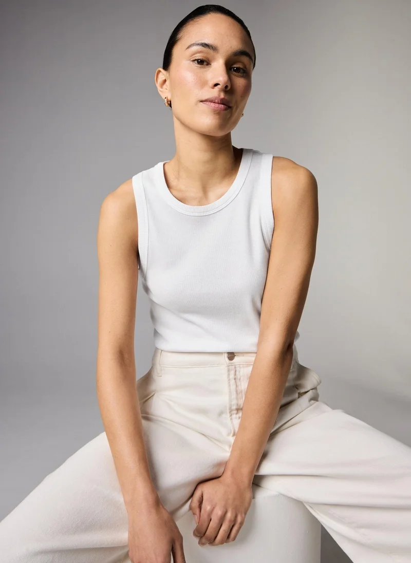 ماتلان White Jersey Vest Top