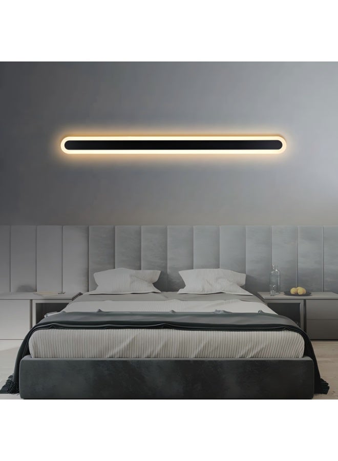YelaJoy 22W LED Outdoor Wall Light,Warm White, IP65 Waterproof, Modern Minimalist Strip for Garden - Image 1