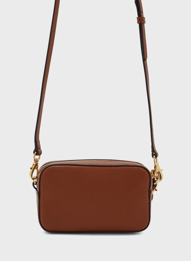 لورين رالف لورين MARCY WRSTLT-POUCH-SMALL