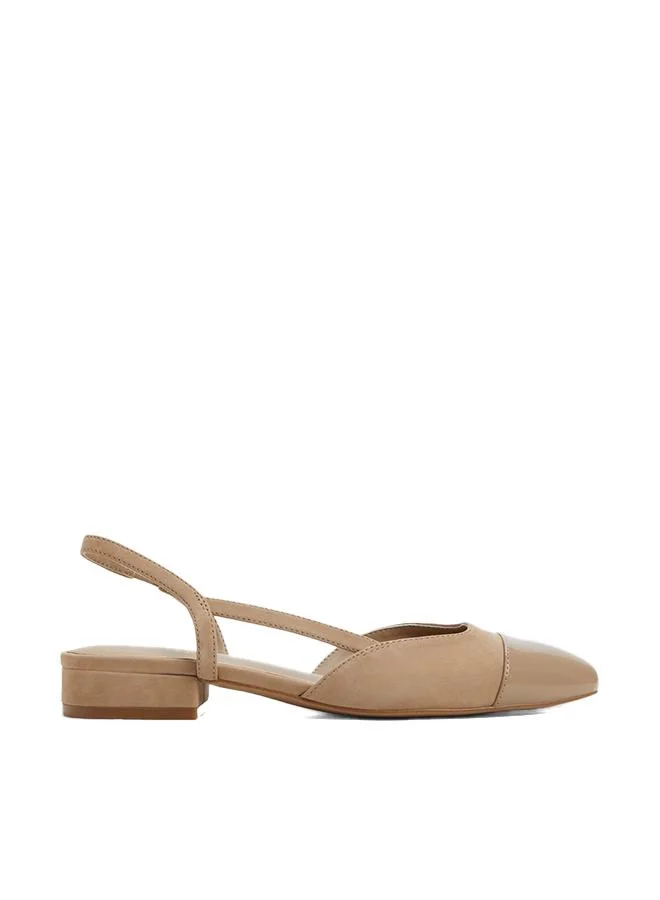 Clementinne Ladies Beige Heeled Shoes
