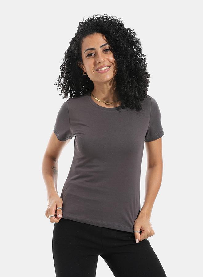 Xtcy Single Lycra Half Sleeve Crew Neck women - Image 1