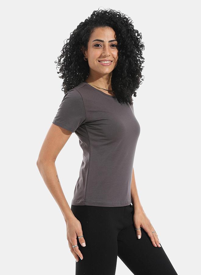 Xtcy Single Lycra Half Sleeve Crew Neck women - Image 2