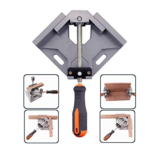 WEICHUAN Aluminum Alloy Right Angle Clamp 90 Degree Angle Clamp Corner Clamp Right Angle Vise Adjustable Frame Clamp With Adjustable Swing Jaw for DIY Woodworking(Pack of 1) - Image 5