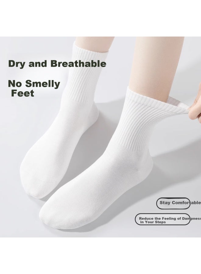 Badigao Disposable Socks For Women, Wash-free Daily Disposable Portable Mid-tube Short-tube Breathable Odor-proof Independent Bag Packed Travel Socks - Image 4
